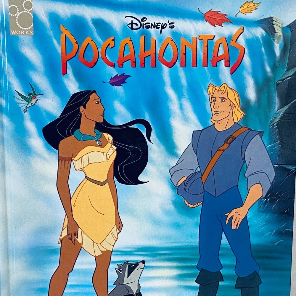 VNTG Walt Disney's POCAHONTAS 1995 Lg HC First Edition - Great Condition